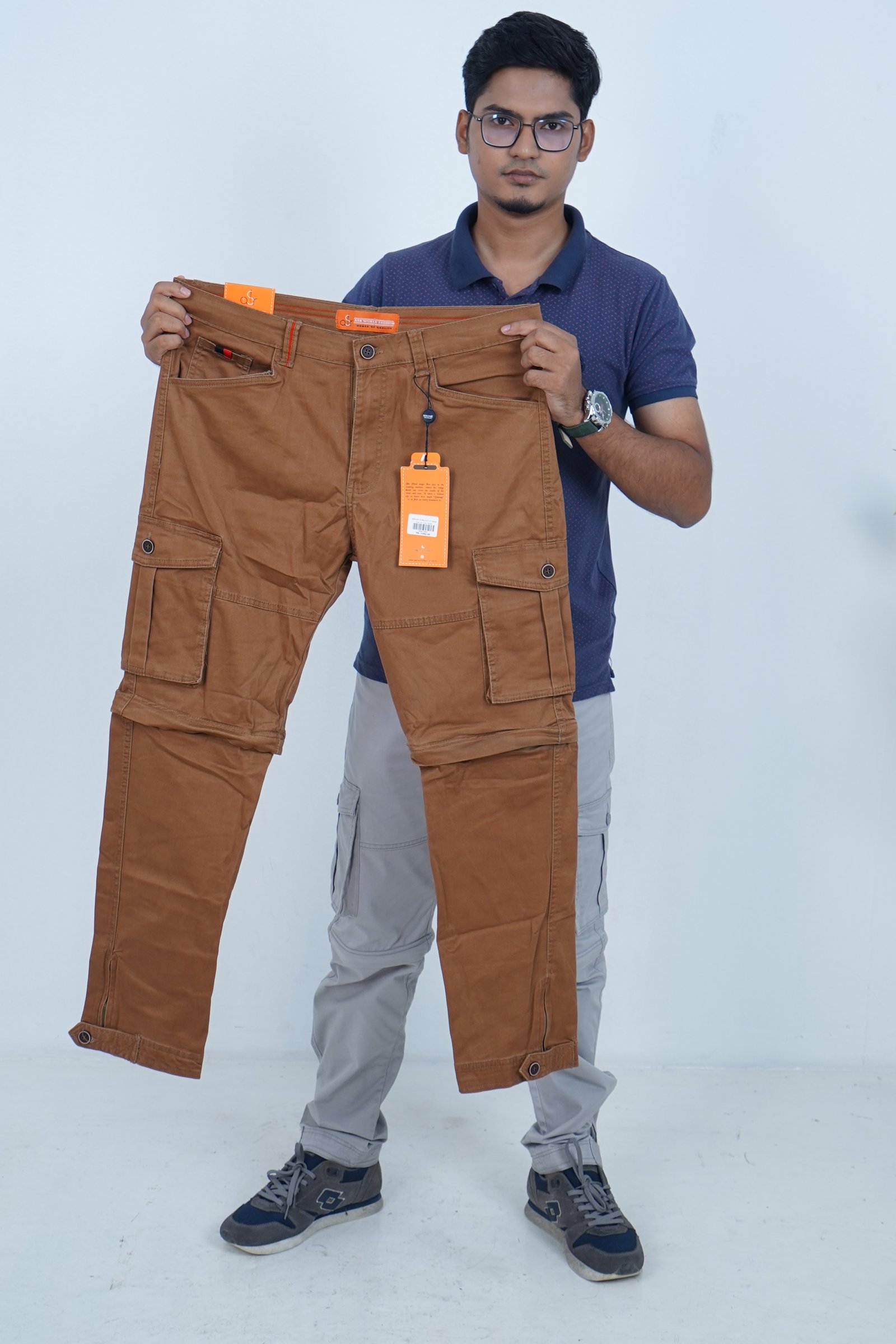 2 in 1 Cargo Pants (Khaki)_2001