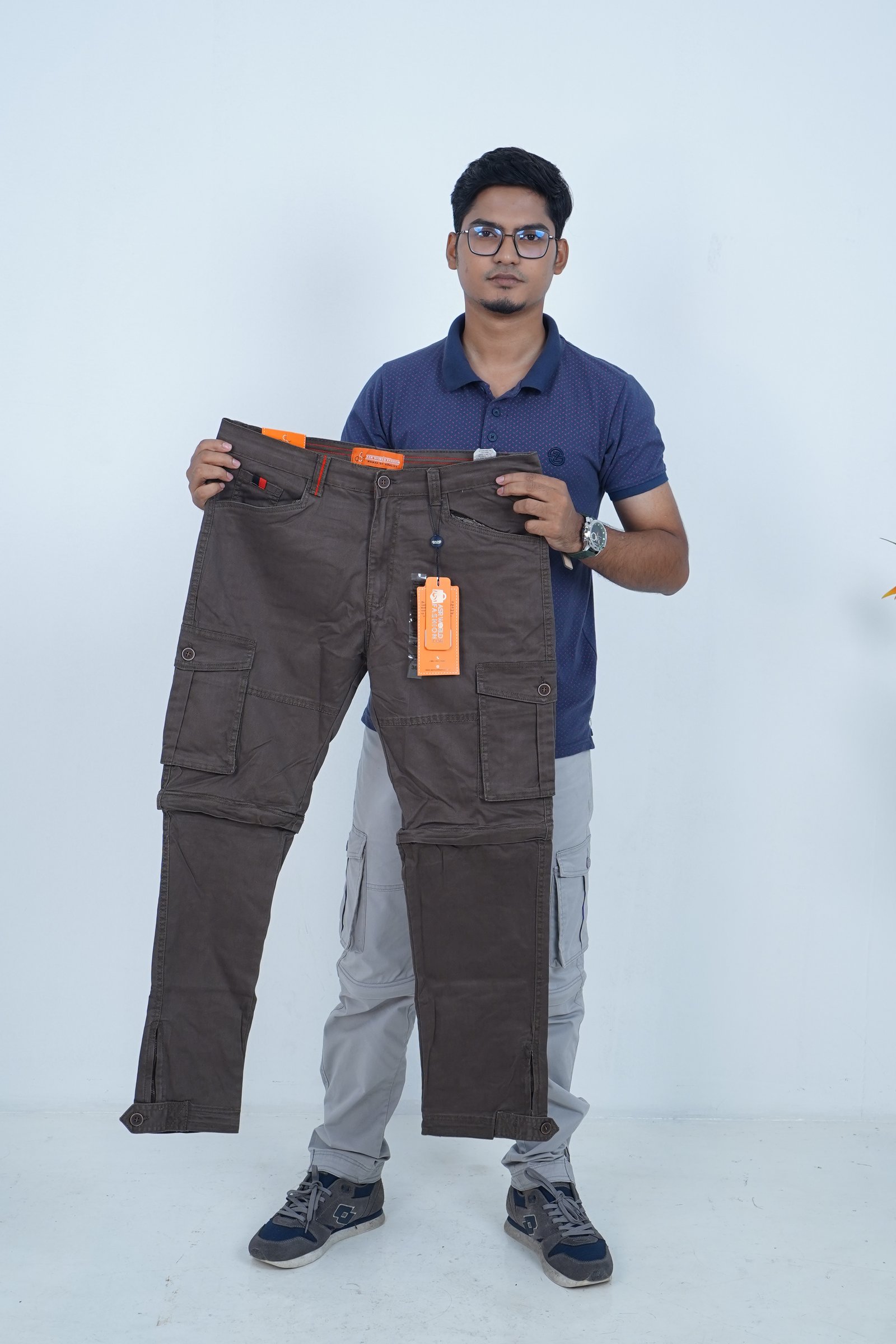 2 in 1 Cargo Pants (Coffee)_2001