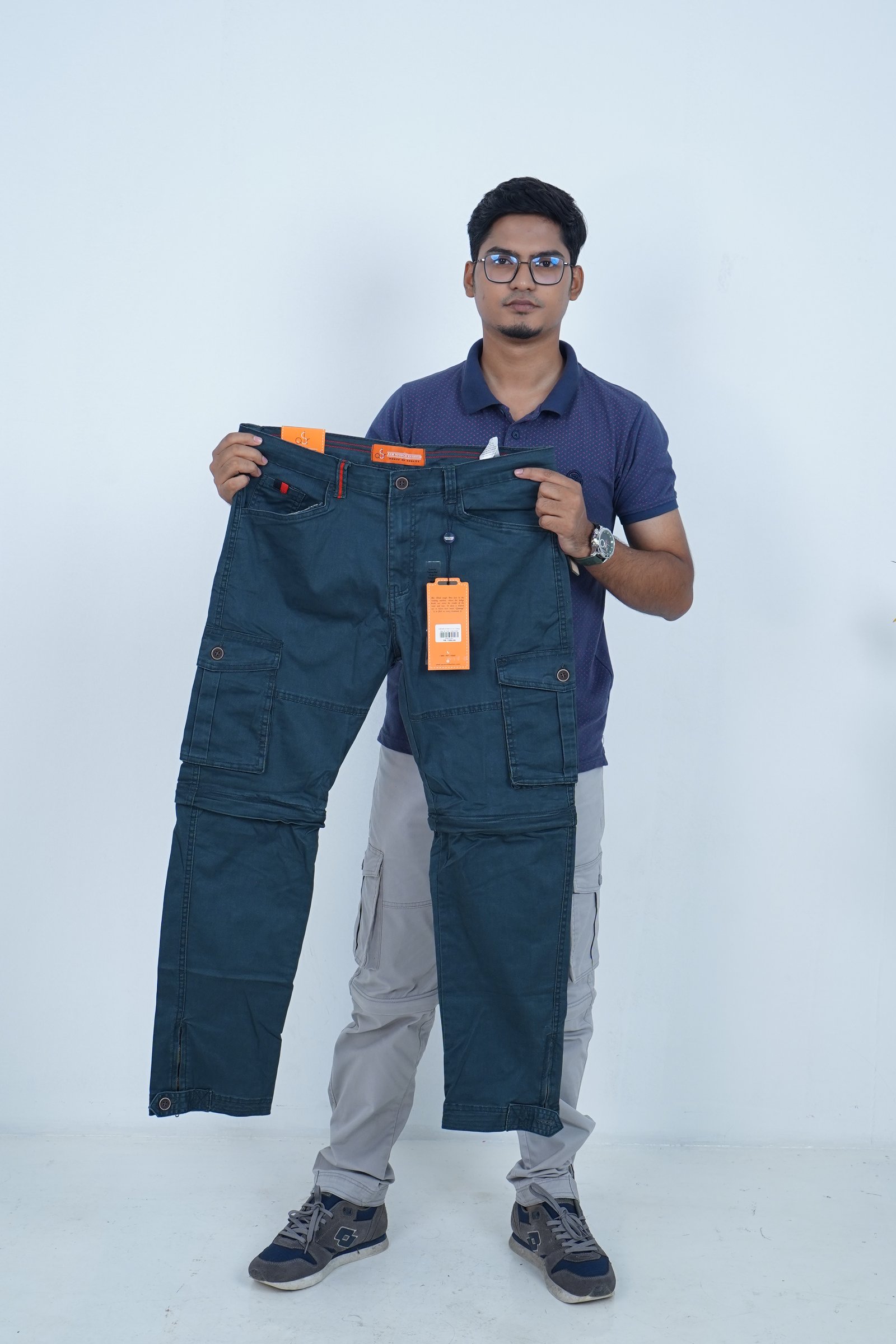 2 in 1 Cargo Pants (Deep Green)_2001